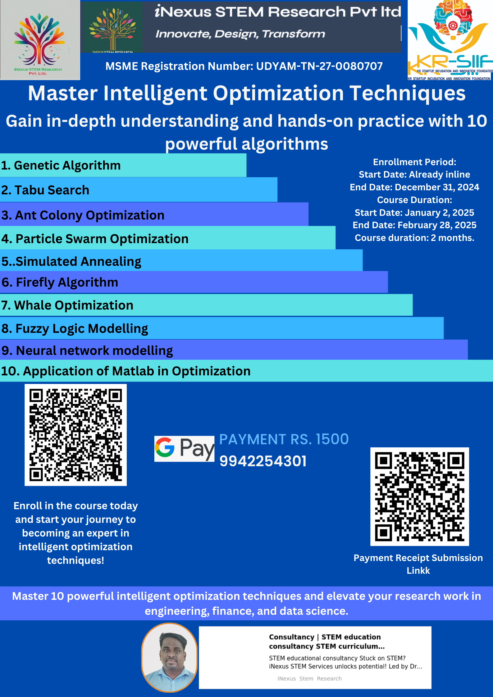 Intelligent Optimization Technique 2025